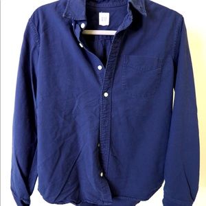 Blue Button Up long sleeve